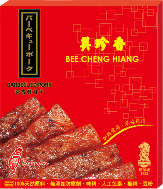 Bee Cheng Hiang 美珍香 真空切片豬肉乾, 200g, 1個