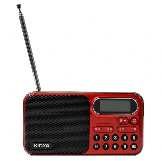 Kinyo 收音機 123 x 32 x 64mm 223g, RA-5516, 1個
