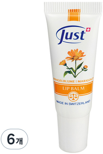 스위스유스트 카렌듈라 립밤, 6개, 10ml