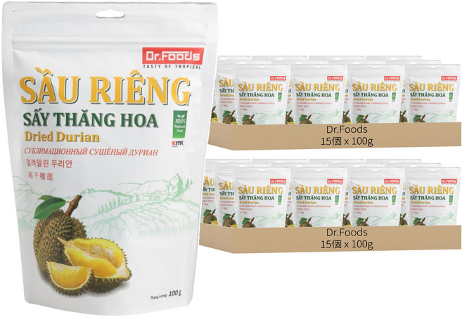 Dr.Foods 榴槤乾, 30個, 100g