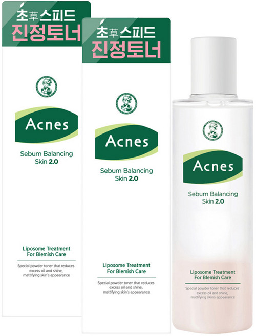 아크네스 세범 밸런싱 스킨 2.0, 300ml, 2개