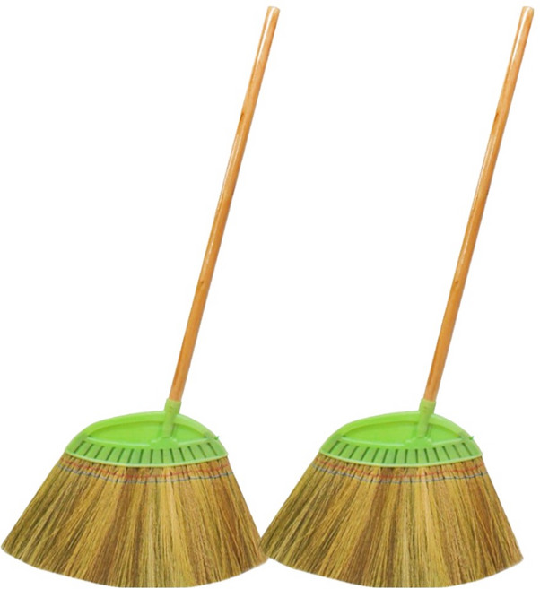 월드크린 니스 갈대 빗자루, 2개, 랜덤 발송