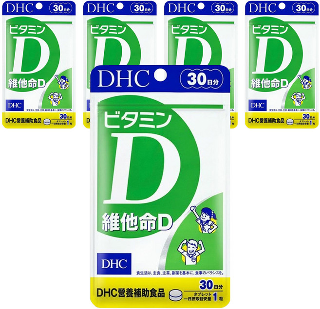 DHC 台灣公司貨 維他命D, 30顆, 150mg, 5包