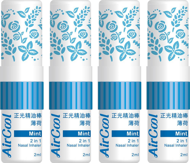 正光 精油棒鼻瞬涼 薄荷 2ml, 4支