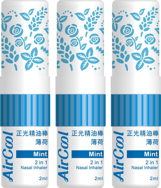 正光 精油棒鼻瞬涼 薄荷 2ml, 3支