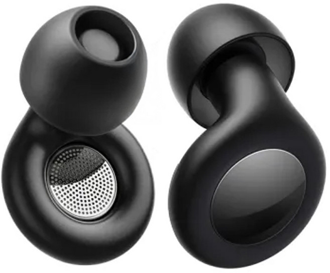 SUNORO 濾波器超強隔音降噪耳塞 Y25 黑色, 1個, 2個裝