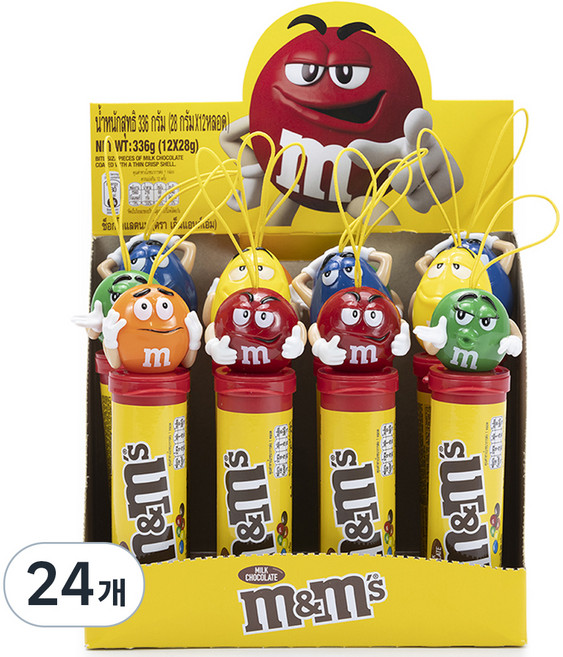 엠앤엠즈 튜브 토퍼 랜덤발송, 28g, 24개