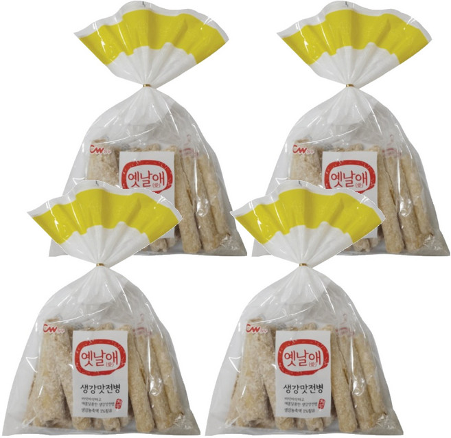 청우식품 옛날애 생강전병, 250g, 4개