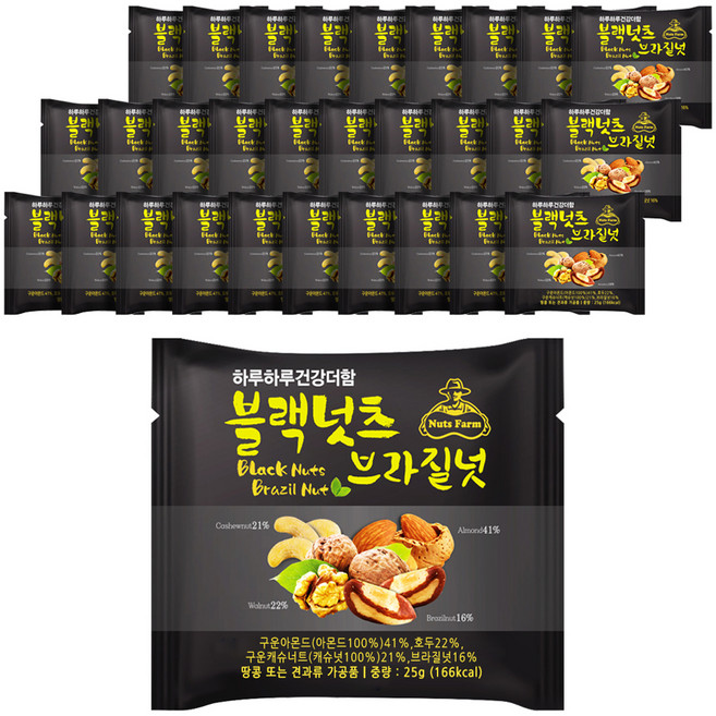 NUTS FARM Black Nuts綜合巴西堅果, 750g, 1盒