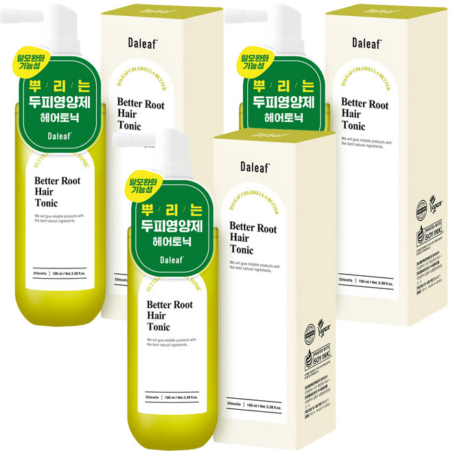 달리프 클로렐라 베러 루트 헤어토닉, 100ml, 3개