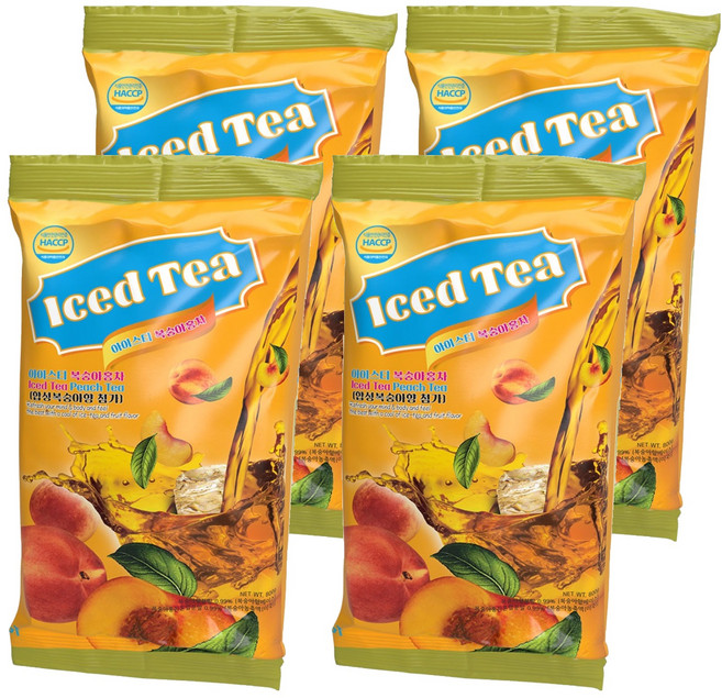 자판기용 아이스티 복숭아, 800g, 1개입, 4개