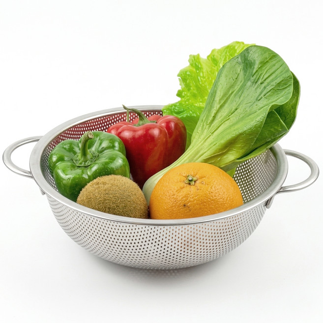 퀸센스 펀칭볼 바구니 양수, 실버, 1개