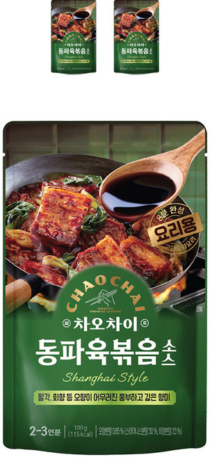 차오차이 동파육볶음 소스, 100g, 3개