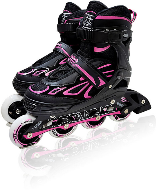 크루저라인 인라인 스케이트, 핑크블랙, 1세트