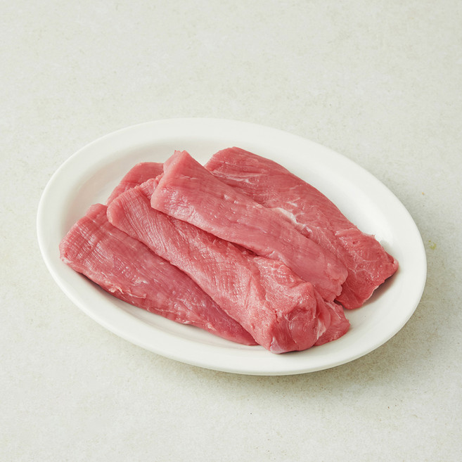 포크밸리 무항생제 안심 장조림용 (냉장), 500g, 1팩