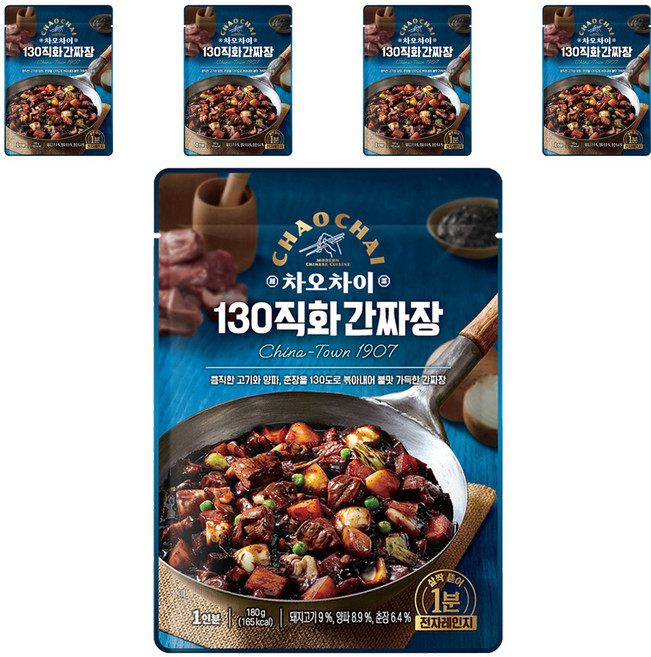 차오차이 130 직화 간짜장, 180g, 5개