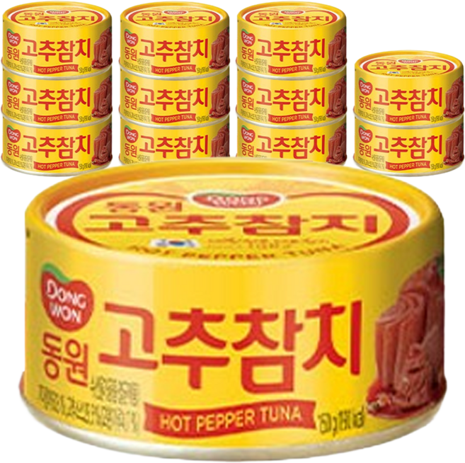 동원참치 고추 참치, 150g, 12개