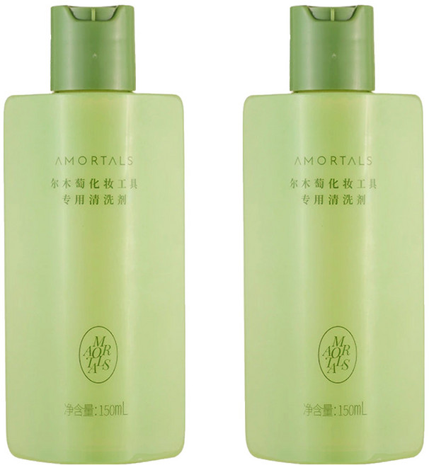 AMORTALS 爾木萄 粉撲刷具清潔液, 150ml, 2瓶