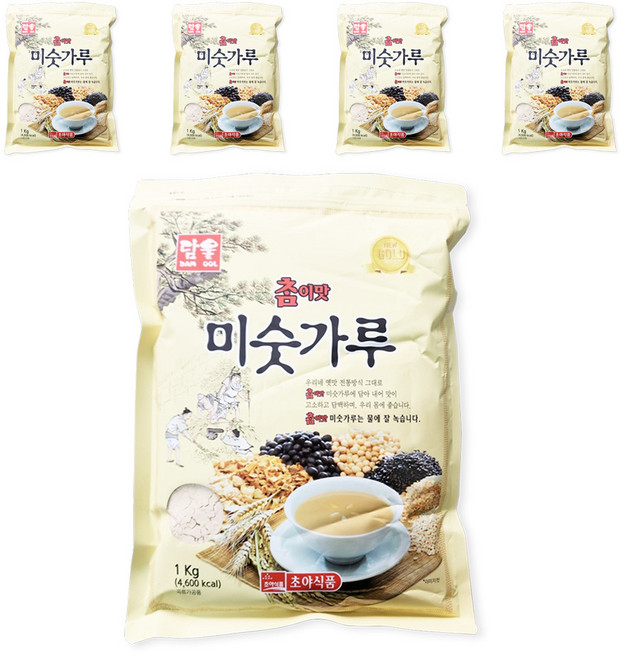 초야식품 참이맛 미숫가루, 5개, 1kg