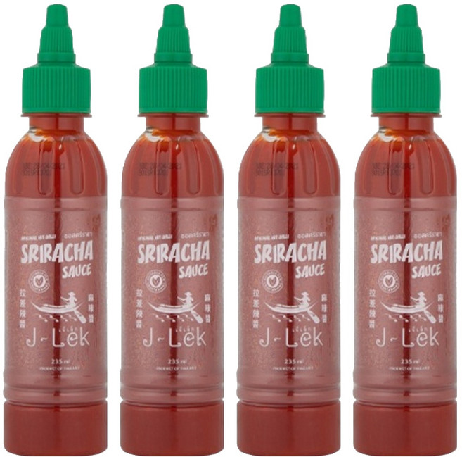 Deli Thai J-Lek 是拉差醬, 225ml, 4個