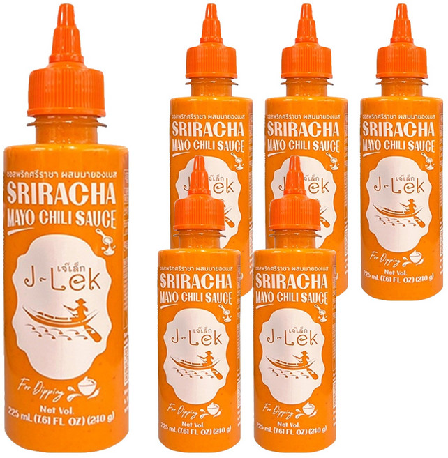 델리타이 J-Lek 스리라차 마요 소스, 6개, 235ml