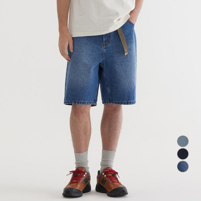 커버낫 남성용 레귤러 데님 면 반바지