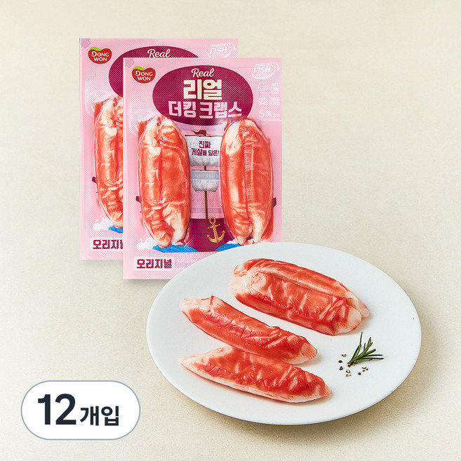 동원 더킹 크랩스 오리지널, 140g, 12개입