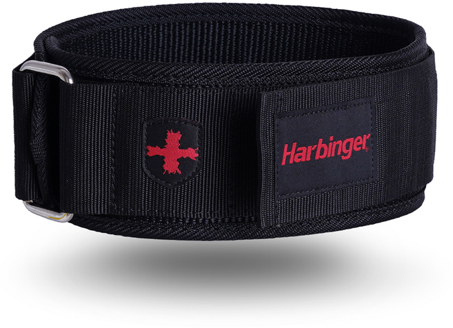 하빈져 나일론 헬스 벨트, 블랙, 380g