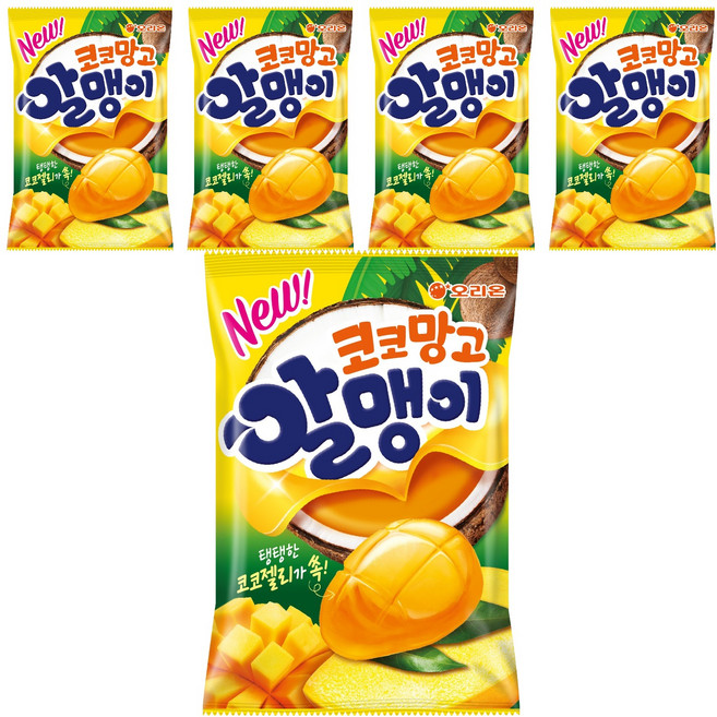 오리온 코코망고 알맹이 젤리, 67g, 5개