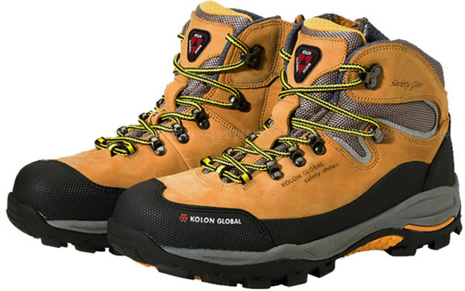 코오롱글로벌 안전화 F-69, 브라운, 1개