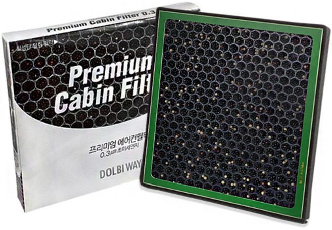 돌비웨이 프리미엄 초미세먼지 자동차 에어컨필터, 8호, 1개