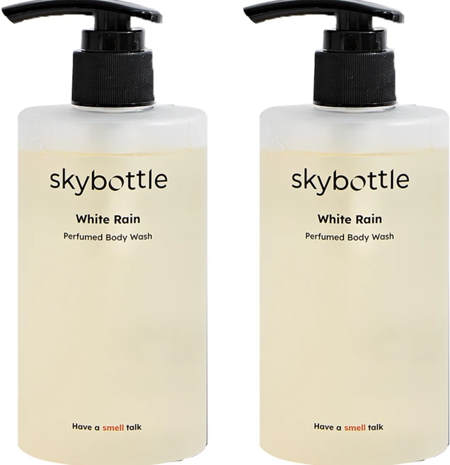 스카이보틀 퍼퓸 바디워시 화이트레인, 300ml, 2개 - 쿠팡