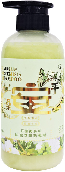 財神小舖 澡平安除穢艾草洗髮精, 500ml, 1瓶