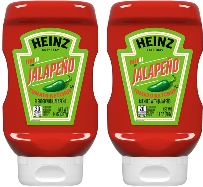 하인즈 할라페뇨 토마토 케첩, 397g, 2개