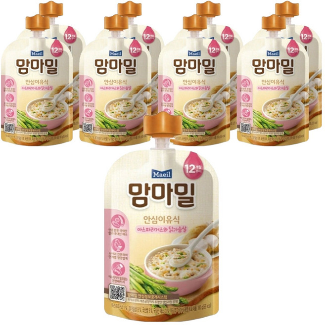 맘마밀 안심 이유식 12개월부터, 100g, 9개