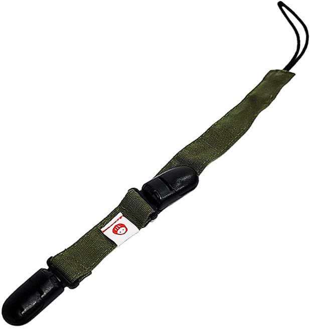 nIZio 招福二合一多用途奶嘴夾-簡裝, 橄欖綠, 1個