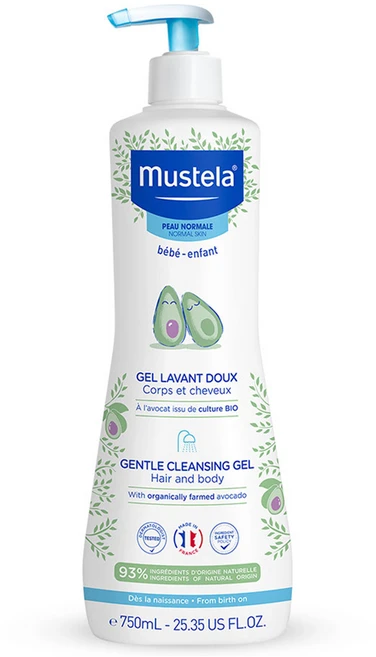 무스텔라 유아용 젠틀 올인원 클렌징 젤, 750ml, 1개 - 쿠팡