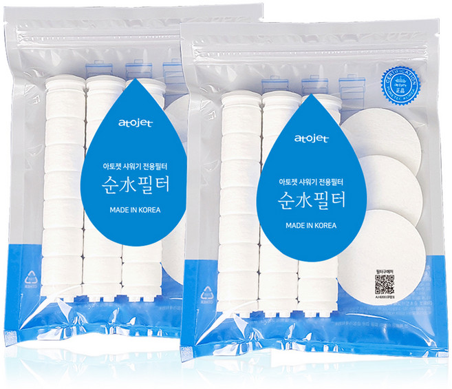 아토젯 순수 리필 바디필터 3p + 헤드필터 3p, 2개