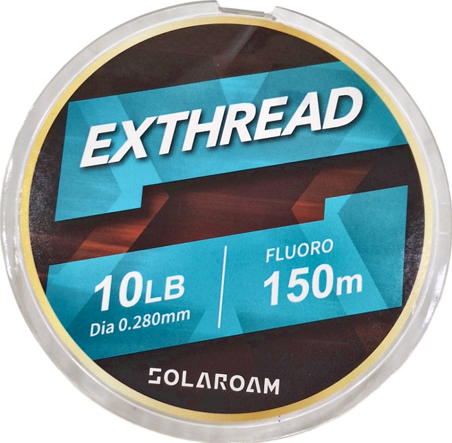 TORAY 東麗 SOLAROAM Exthread 150M 碳纖維線 釣魚線 10LB, 透明色, 1個