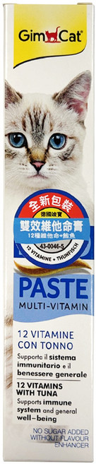 Gim Cat 俊寶俊喵 雙效維他命膏, 50g, 維他命 + 鮪魚, 1條
