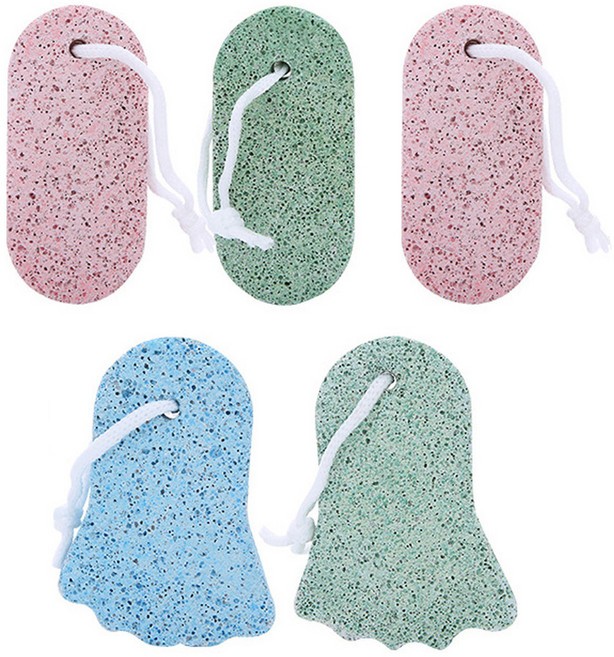 파라디 발 각질 제거 스톤 5종 세트 랜덤발송, 1세트, 5개입