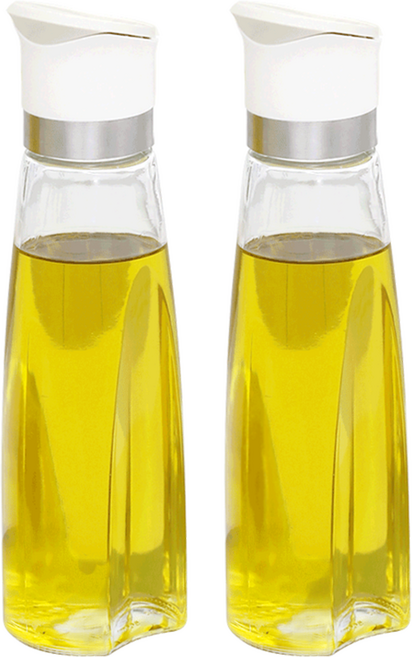 키텐실 시노글라스 그래비티 오일병 화이트, 2개, 500ml