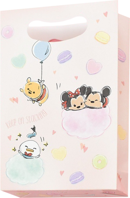 TSUM TSUM 迪士尼系列 手提紙袋, 多色, 1個