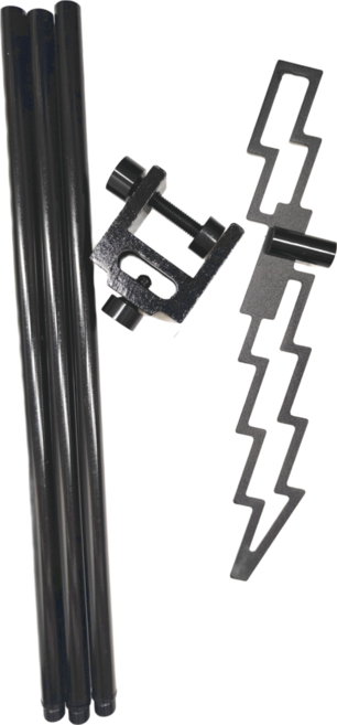 ISE MOUNT 小島嶼山 迷你桌面燈架組 總高100cm 三段式調整, 閃電款, 1個