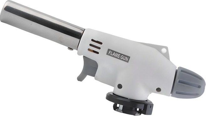 제이제이 캠핑 원터치 토치, 화이트, 1개