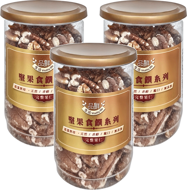 品鮮生活 胡桃, 200g, 3罐