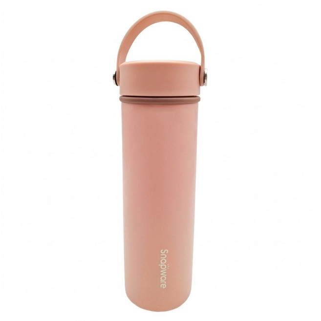 Corelle Brands 康寧餐具 SNAPWARE 換芯陶瓷不鏽鋼超真空保溫瓶, 奶茶色, 400ml, 1個