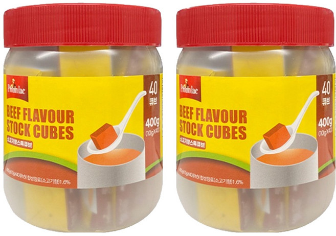 프로모락 소고기향 스톡 큐브 40p, 2개, 400g
