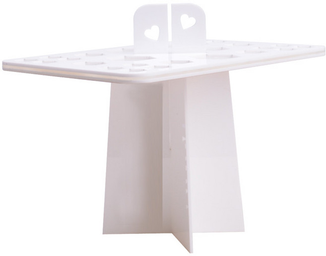 OON 메이크업 브러쉬 거치대, 화이트, 1개