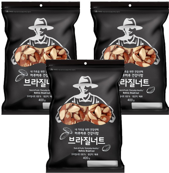 NUTS FARM 巴西堅果, 400g, 3包